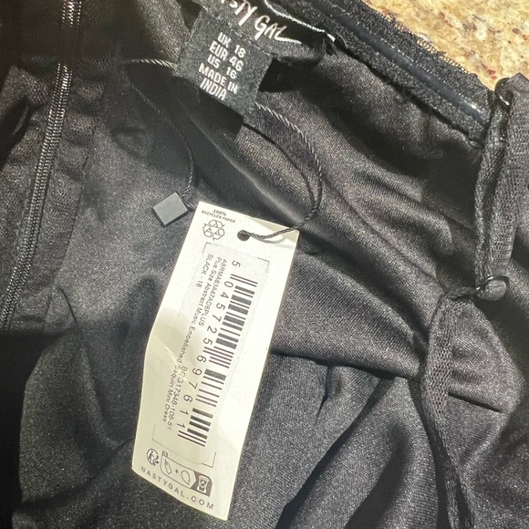 Nasty Gal Abstract Music Embellished Sequin Mini Dress 16 - Picture 4 of 7